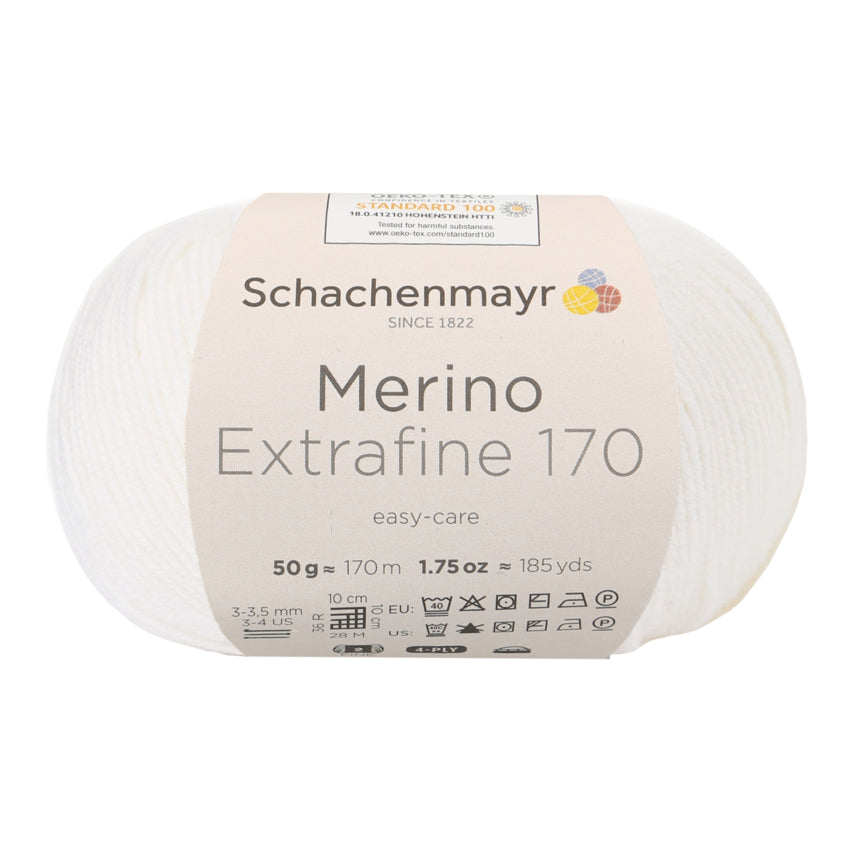 Schachenmayr Merino Extrafine 170 neulelanka50 g