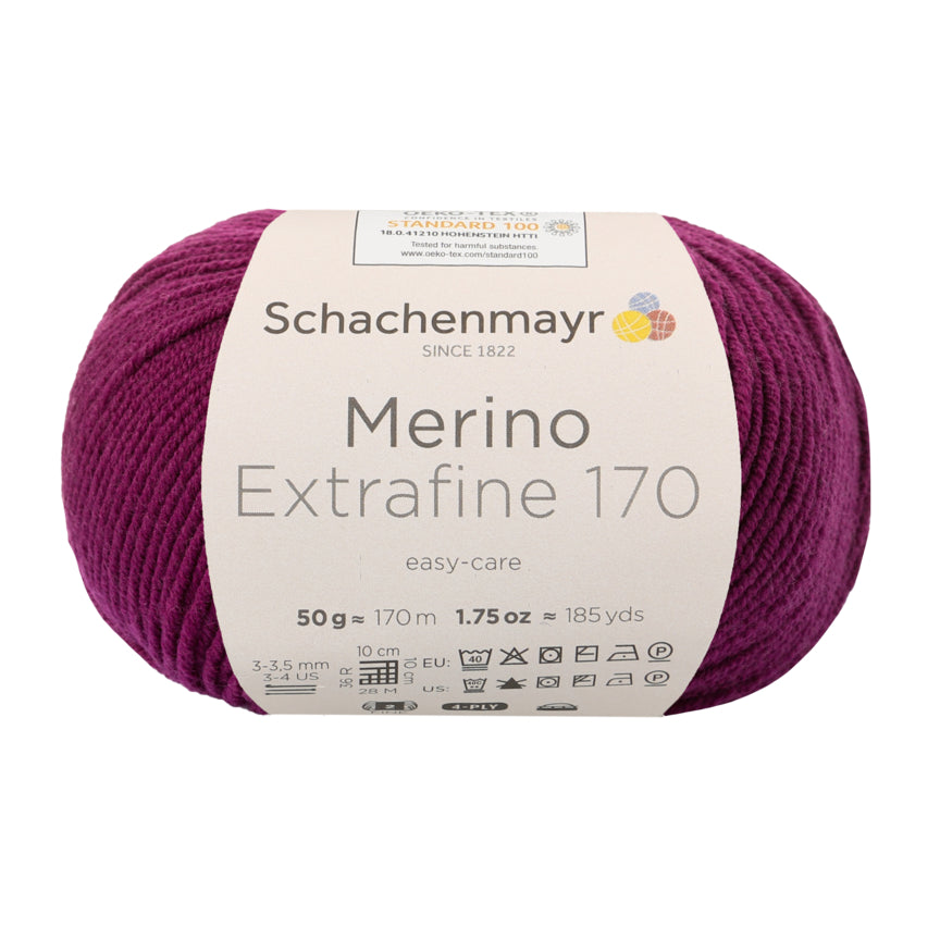 Schachenmayr Merino Extrafine 170 neulelanka50 g