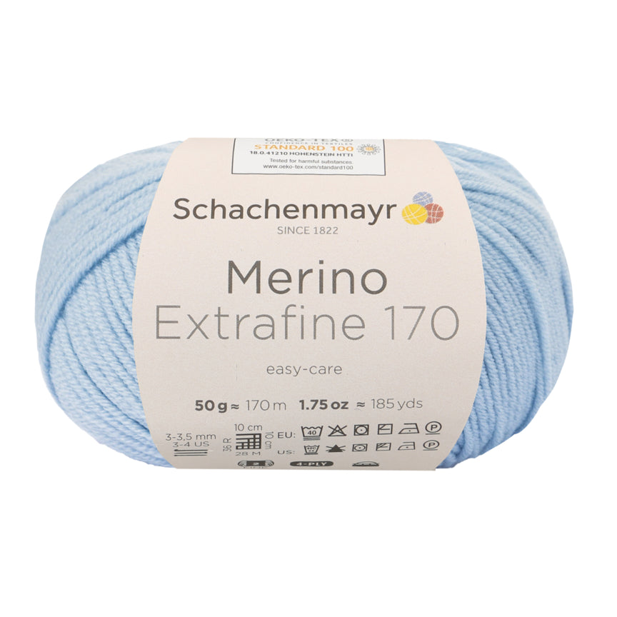 Schachenmayr Merino Extrafine 170 neulelanka50 g