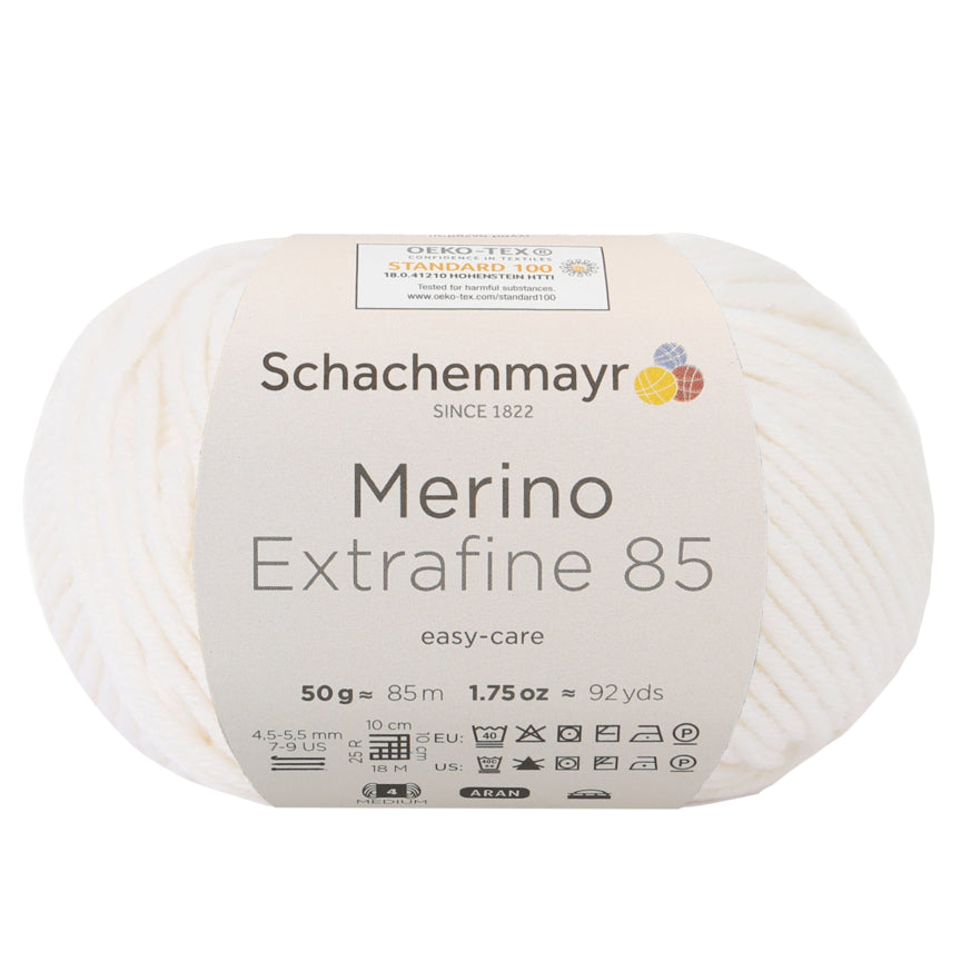 Schachenmayr Merino Extrafine 85 neulelanka 50 g