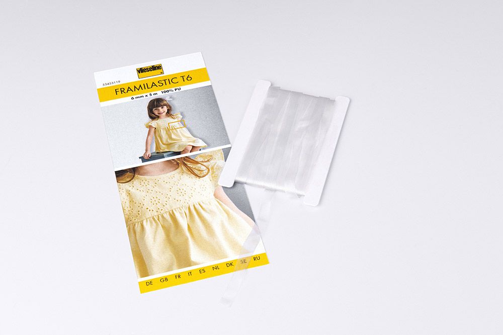 Transparentti kuminauha 6mm