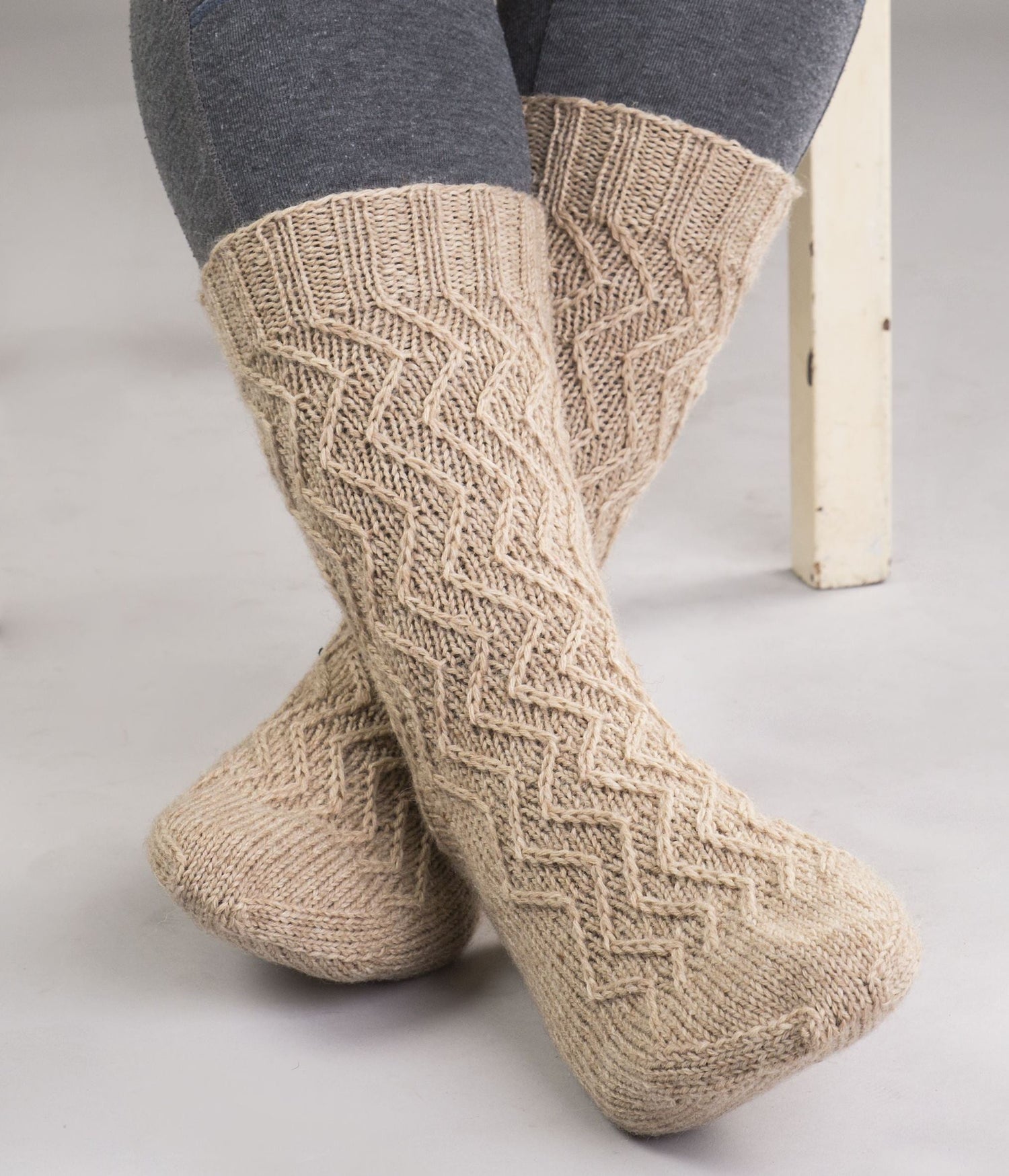 SikSak miesten neulesukat - Perfect Premium