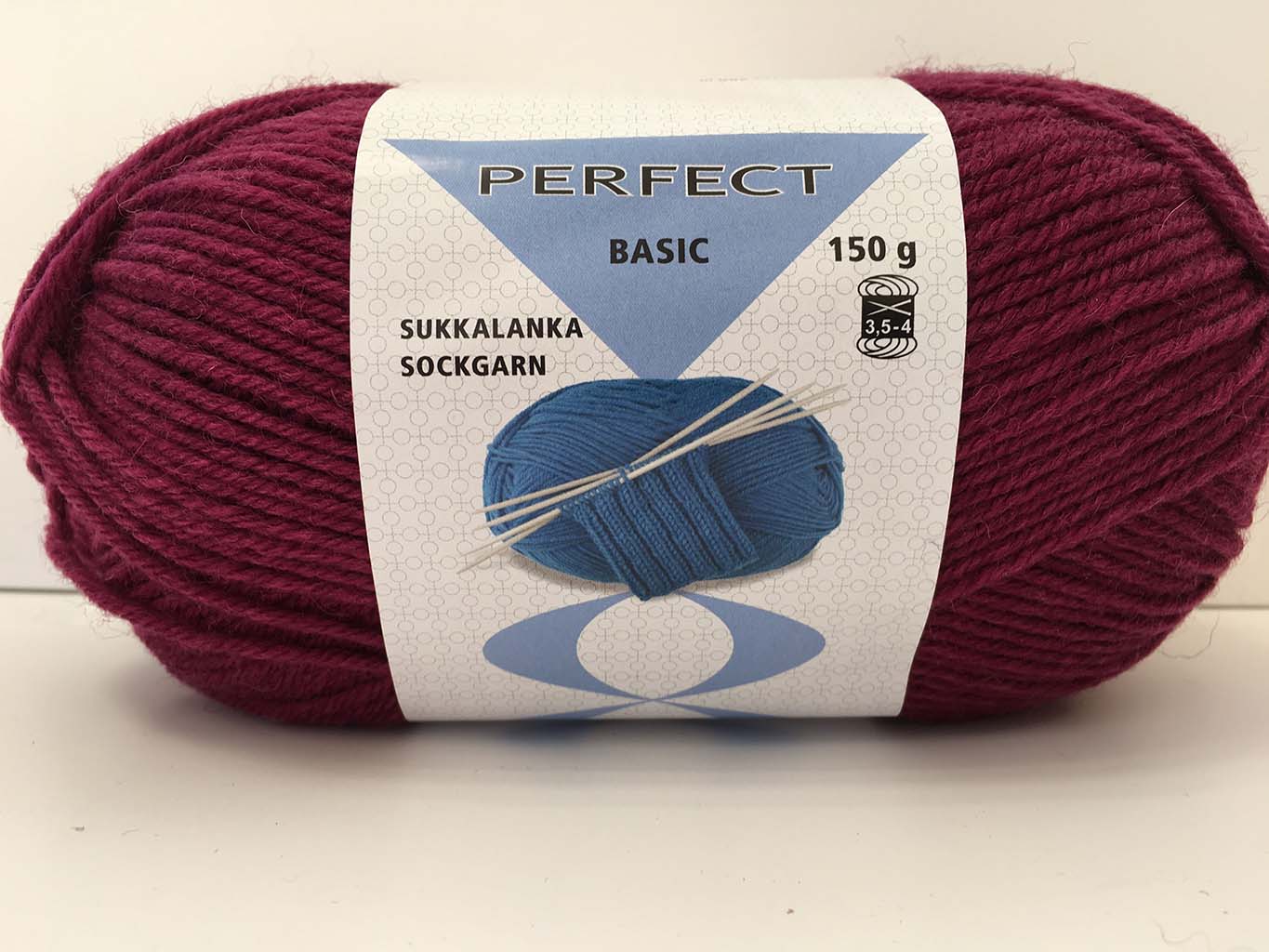 Perfect Basic 8 yksivärinen sukkalanka 150 g