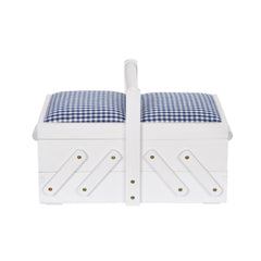 Ompelukori valkoinen puuta S