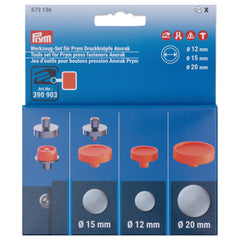Kiinnitystyökalut Anorak-painonapeille 12/15/20 mm
