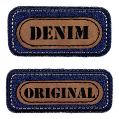 Koristemerkki Denim ja Original 2 kpl