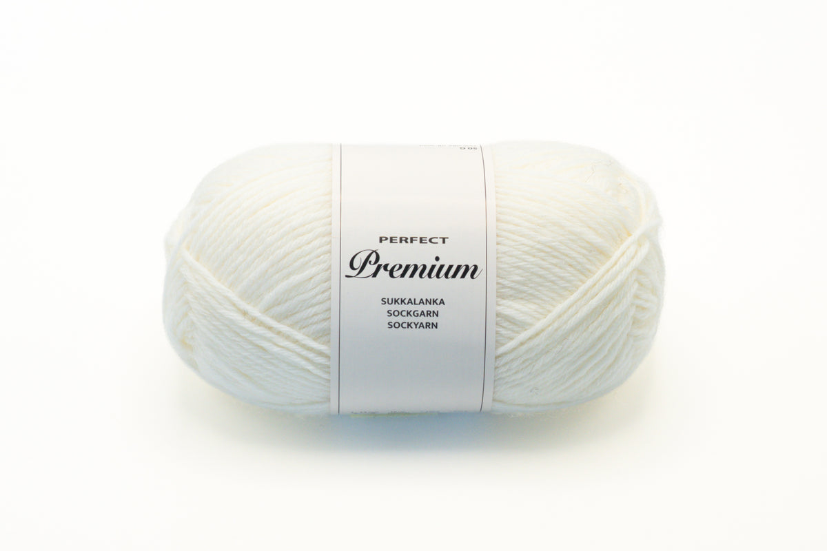 Perfect Premium 6 yksivärinen sukkalanka 50 g
