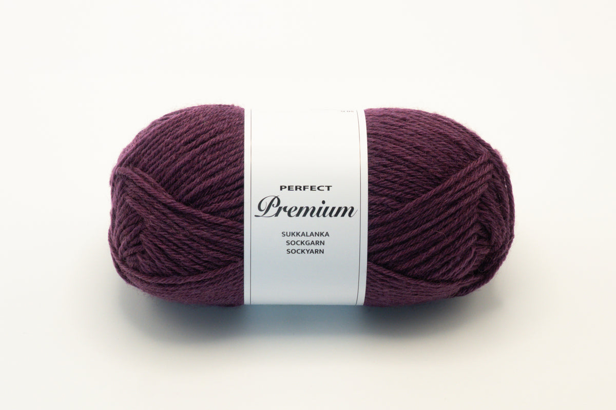 Perfect Premium 6 yksivärinen sukkalanka 50 g