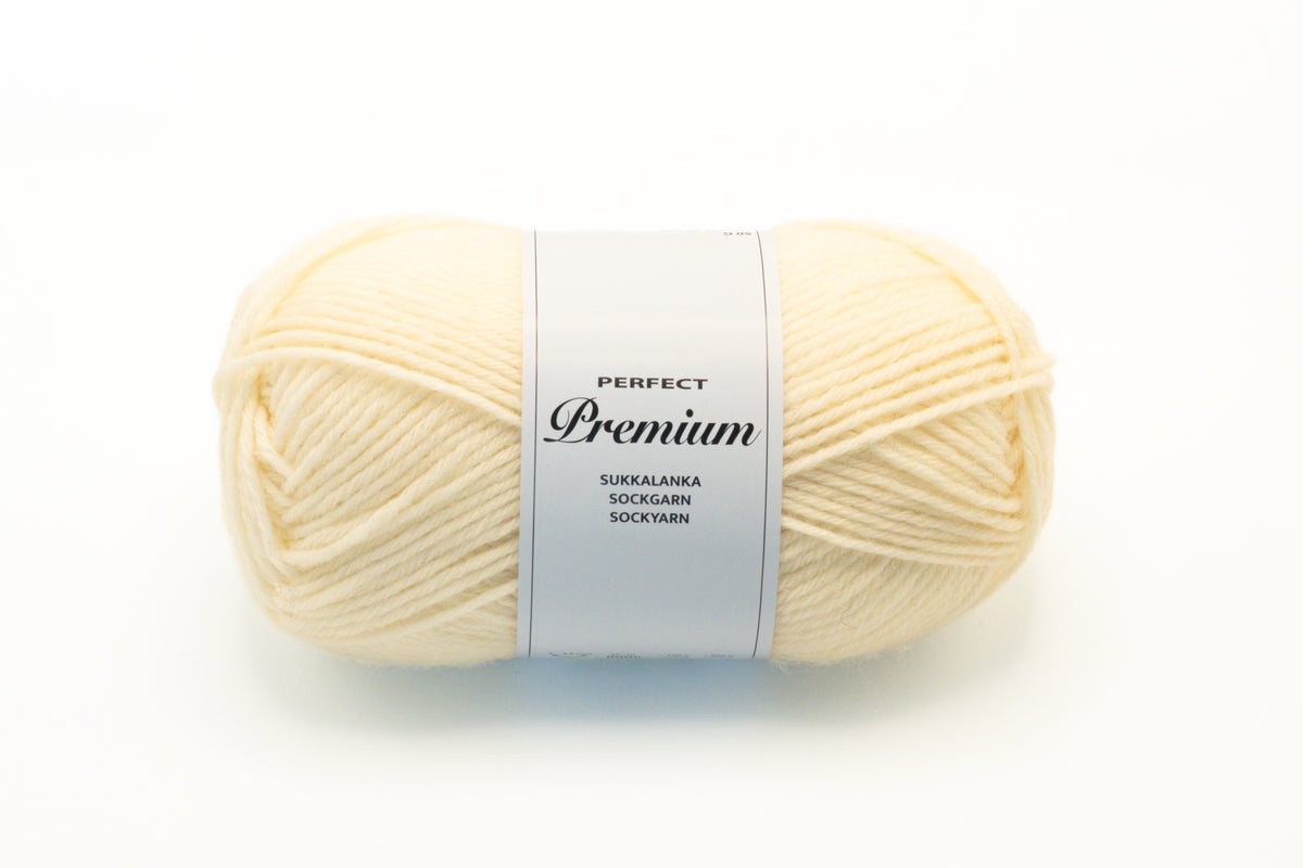 Perfect Premium 6 yksivärinen sukkalanka 50 g