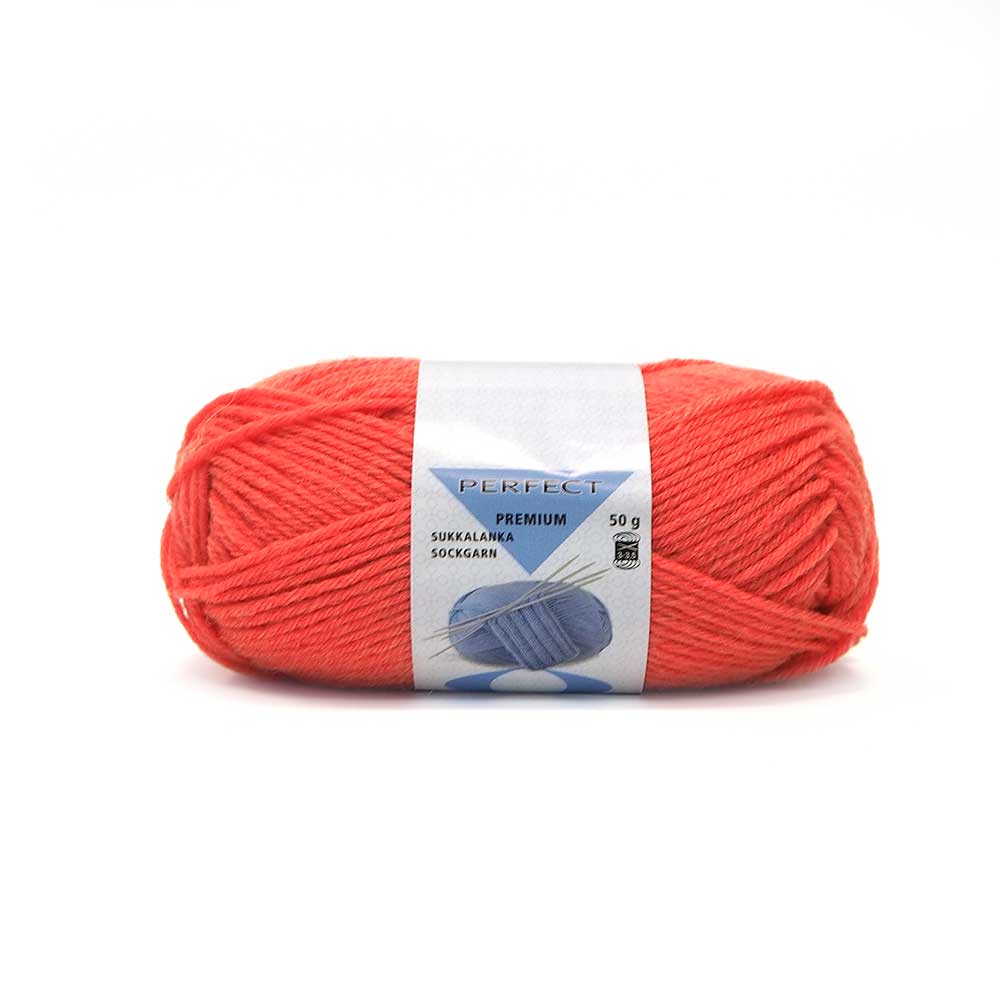 Perfect Premium 6 yksivärinen sukkalanka 50 g