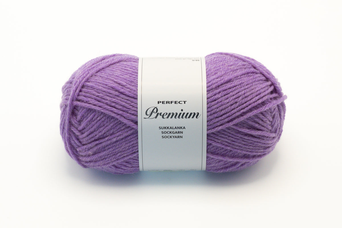 Perfect Premium 6 yksivärinen sukkalanka 50 g