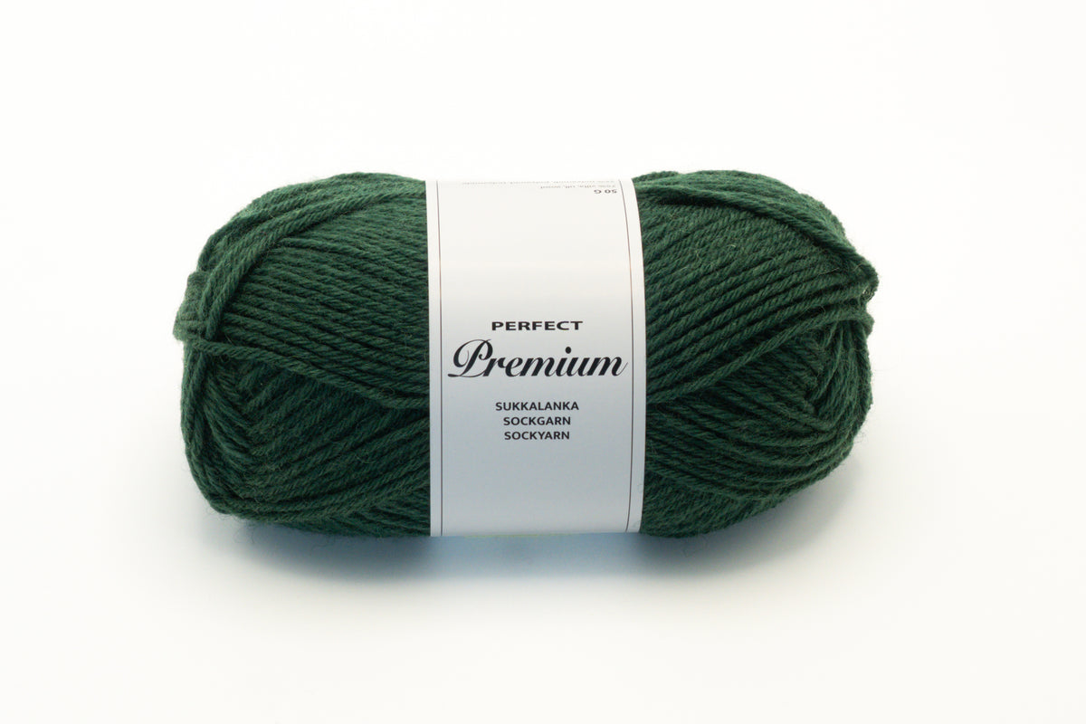Perfect Premium 6 yksivärinen sukkalanka 50 g