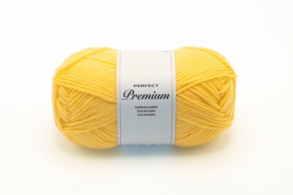 Perfect Premium 6 yksivärinen sukkalanka 50 g
