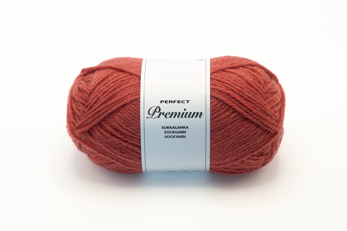 Perfect Premium 6 yksivärinen sukkalanka 50 g
