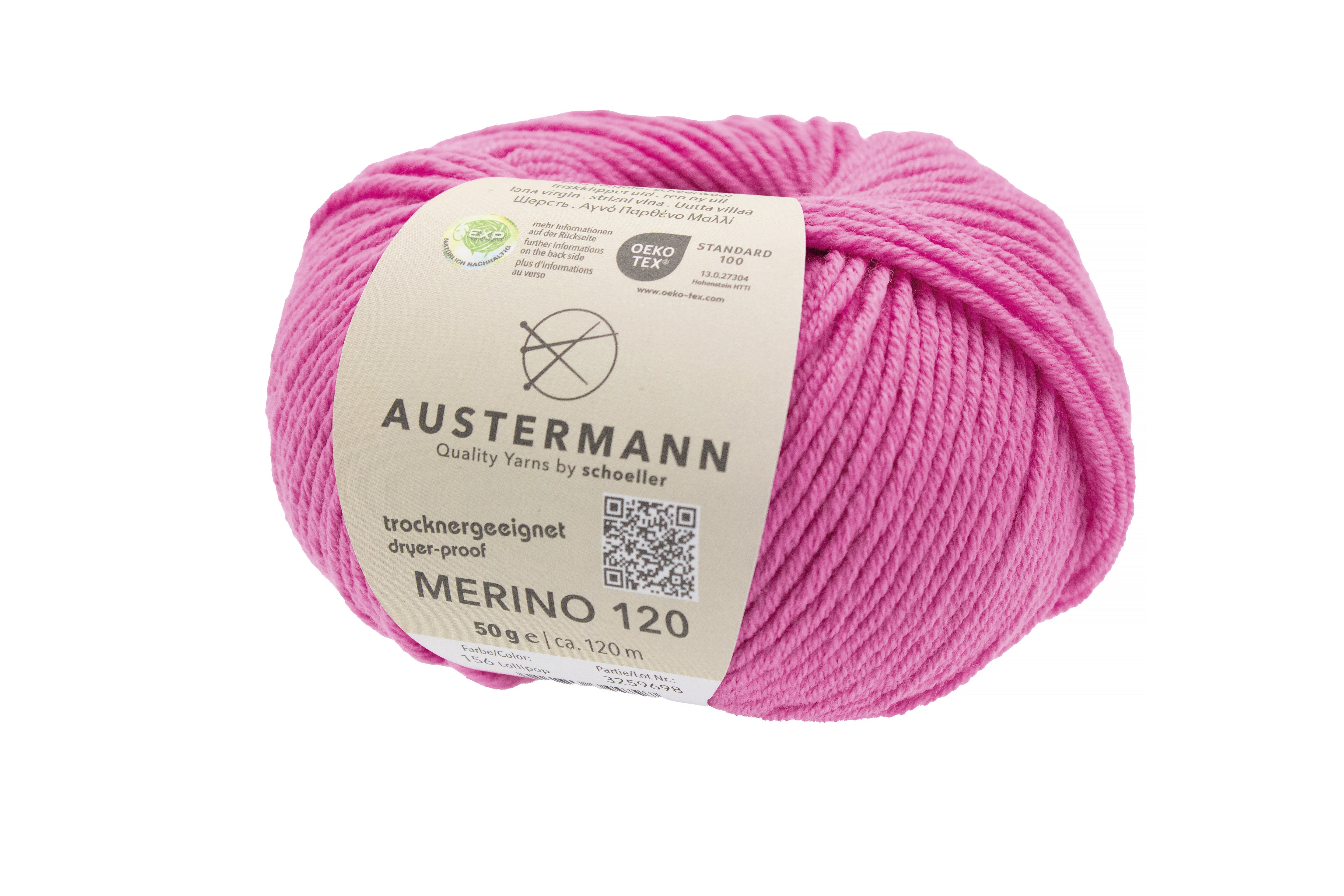 Austermann Merino Superfine 120 neulelanka 50g