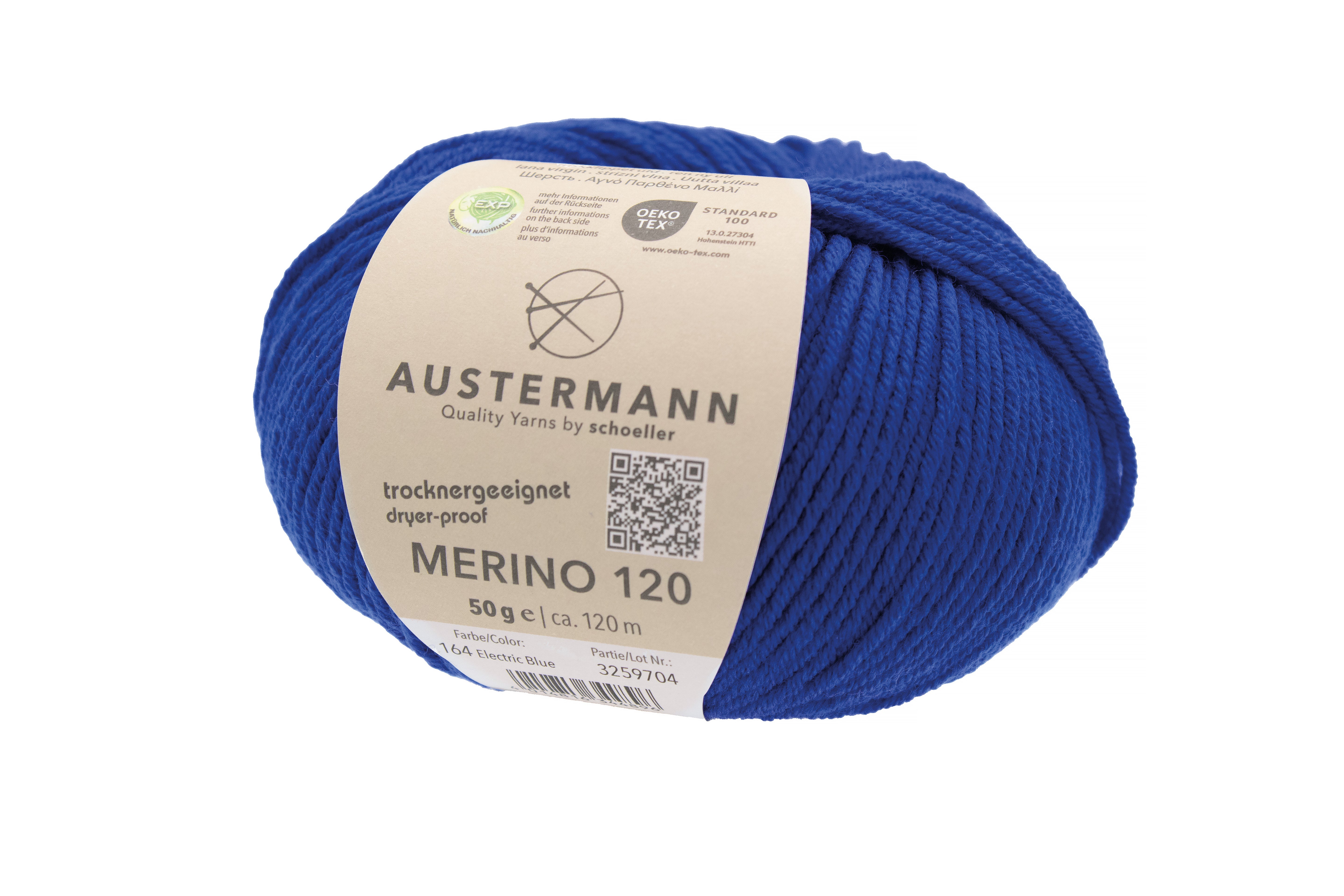 Austermann Merino Superfine 120 neulelanka 50g