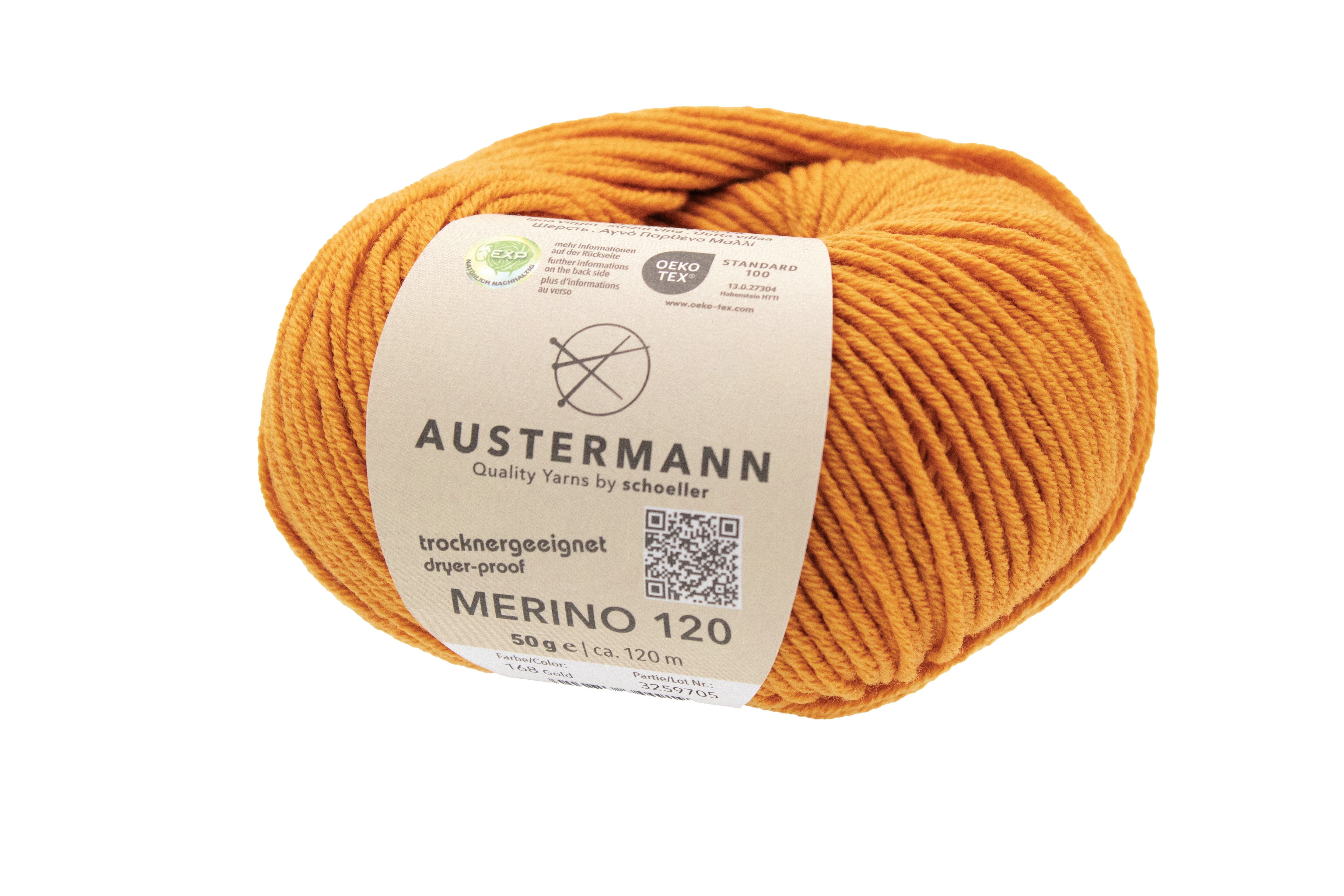 Austermann Merino Superfine 120 neulelanka 50g