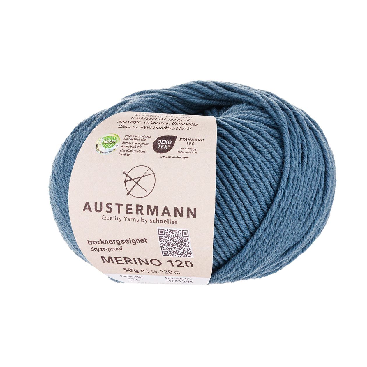 Austermann Merino Superfine 120 neulelanka 50g