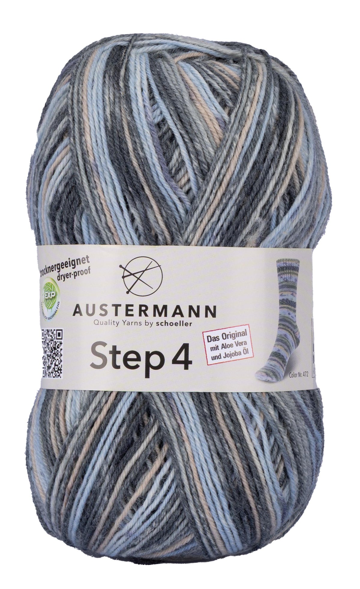 Step 4 kirjava sukkalanka 100 g