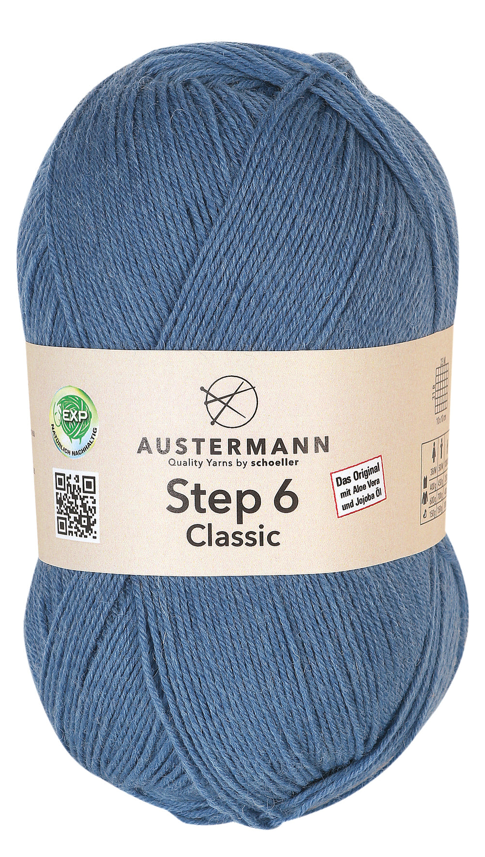 Step 6 Classic yksivärinen sukkalanka 150 g