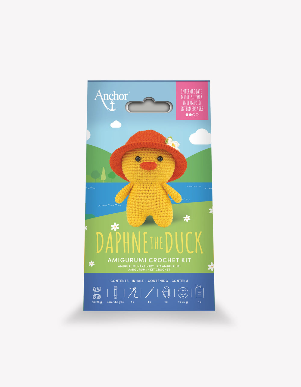 Anchor amigurumi setti Daphne-ankka
