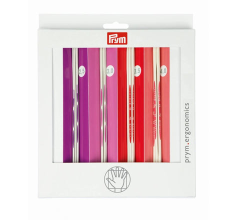 Sukkapuikkosetti prym.ergonomics 2.5-4.0mm 20 cm