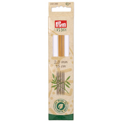 Prym 1530 Sukkapuikko 15cm, bambu