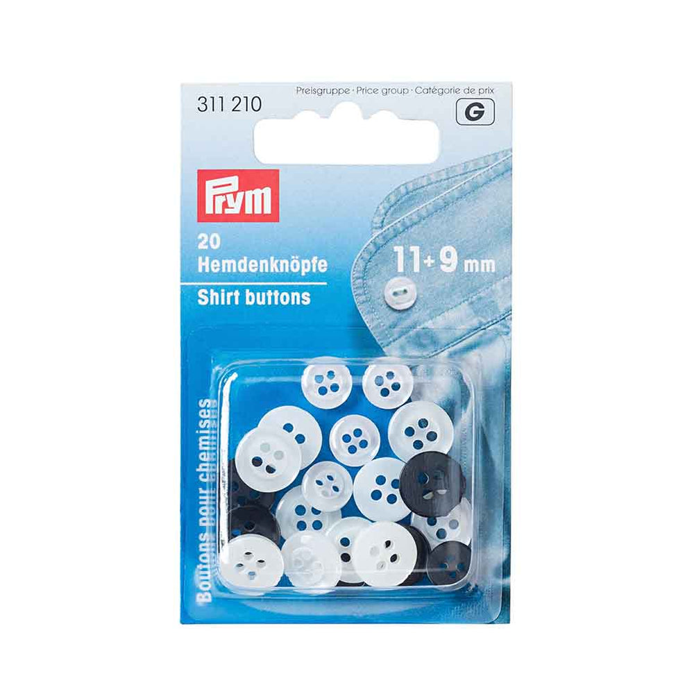 Paidannappi 11 + 9 mm helmiäis jäljitelmä/antrasiitti