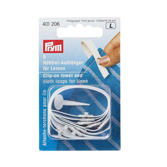 Pyyhkeen ripustuslenkki, valkoinen