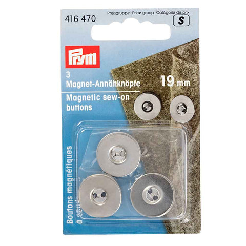 Magneettineppari, ommeltava, 19mm