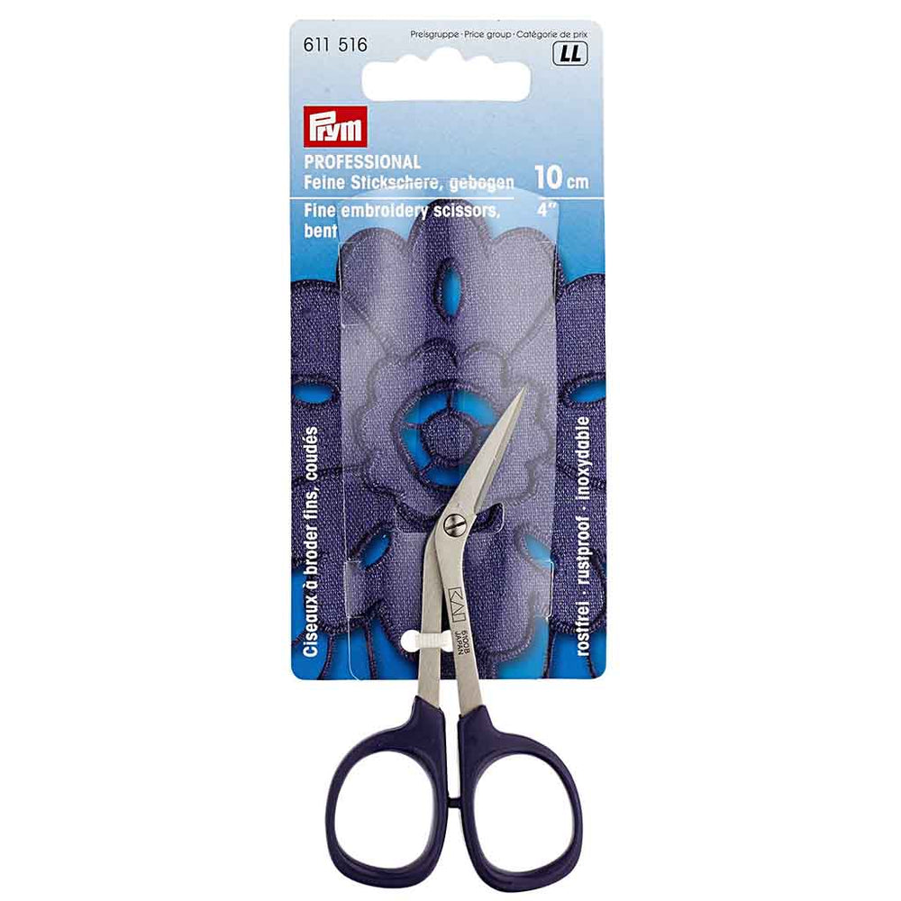 Kaarevat kirjontasakset Professional 10cm