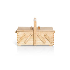 Ompelukori vaaleaa puuta S