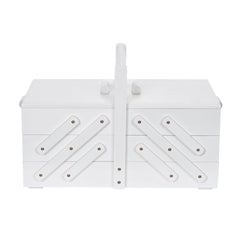 Ompelukori valkoinen puuta L