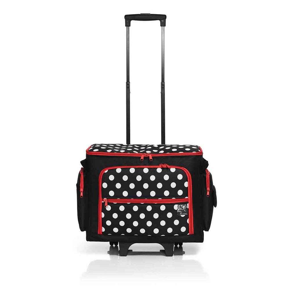 Ompelukoneen vetolaukku Polka Dots