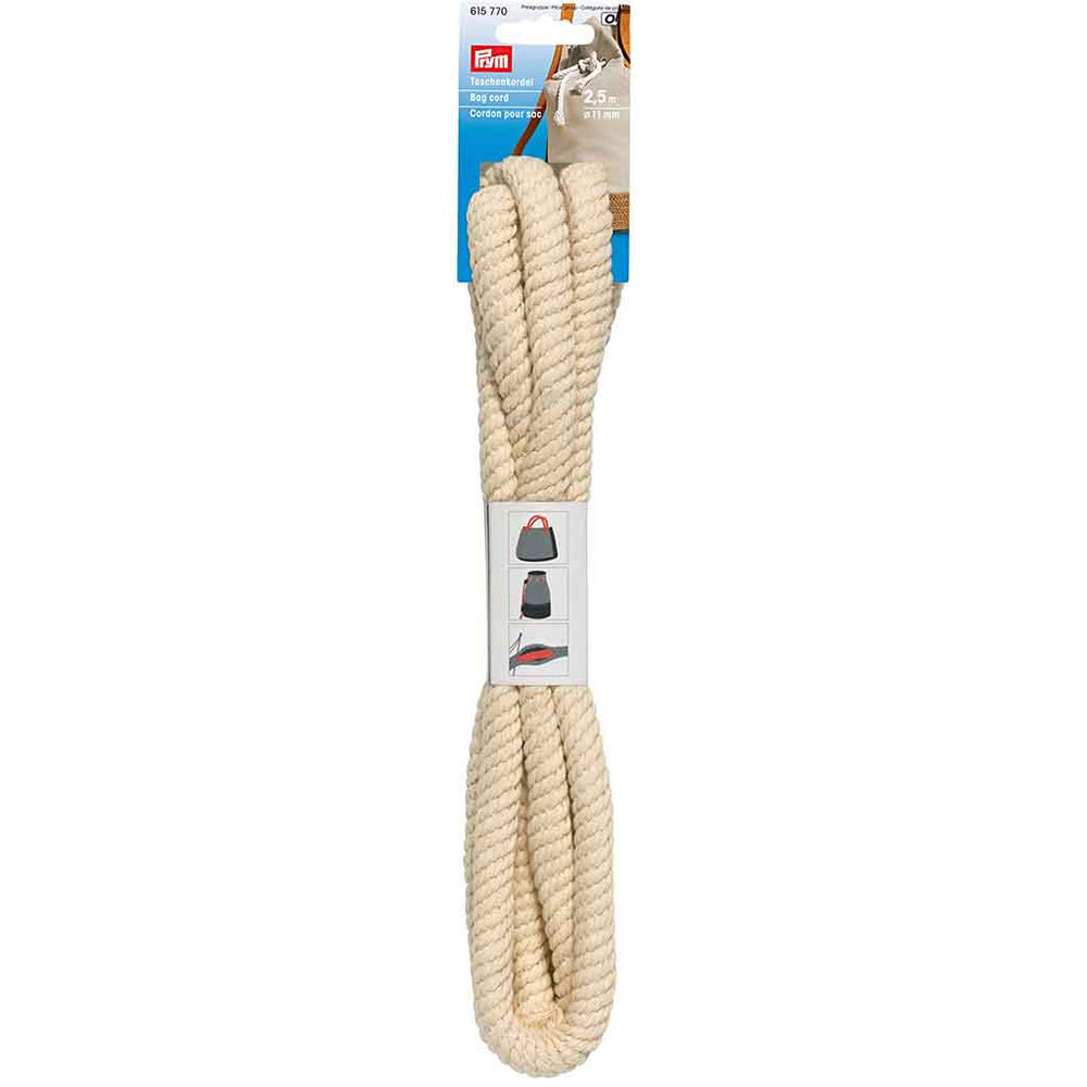 Laukkunyöri 11mm luonnonvalkoinen
