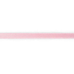 Satiininauha, 6mm, vaalean punainen